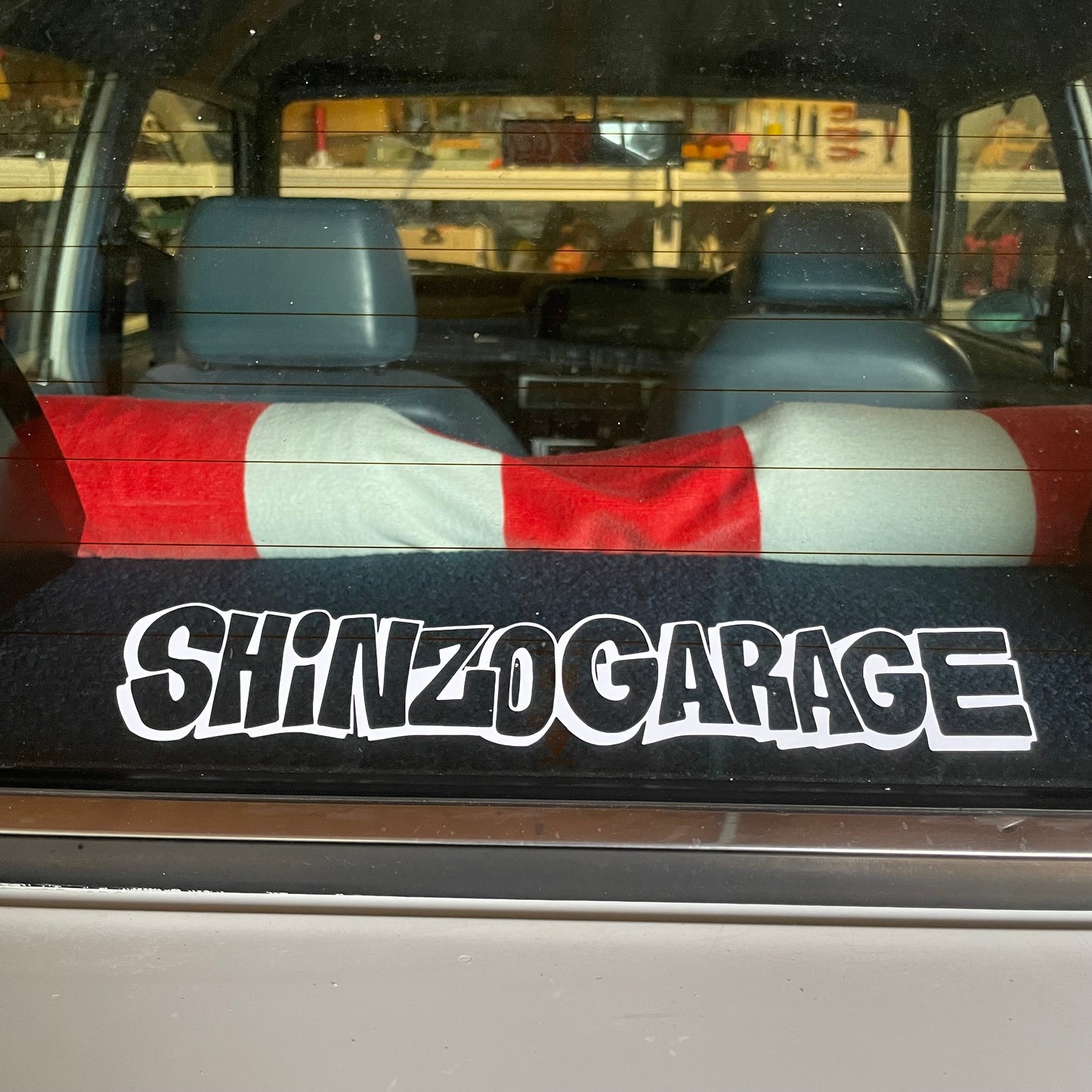 SHINZO GARAGE FUNKY VINYL STICKER